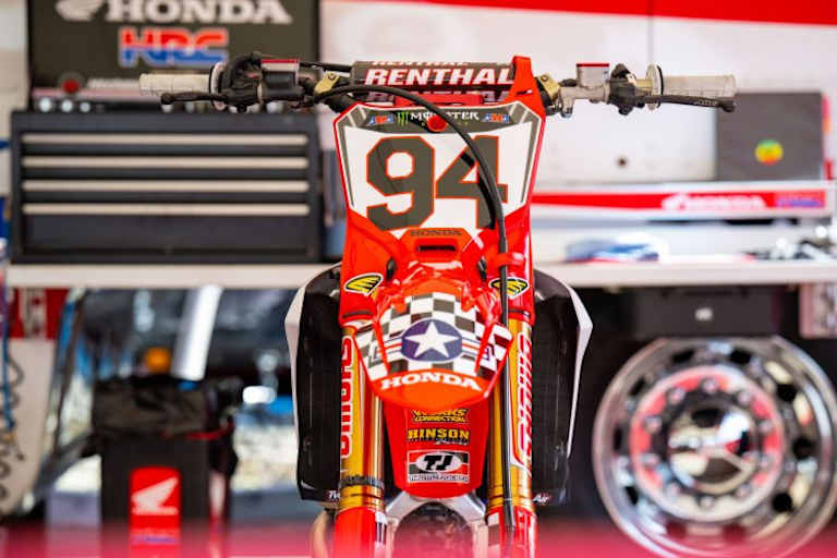Die Honda von Ken Roczen in San Diego