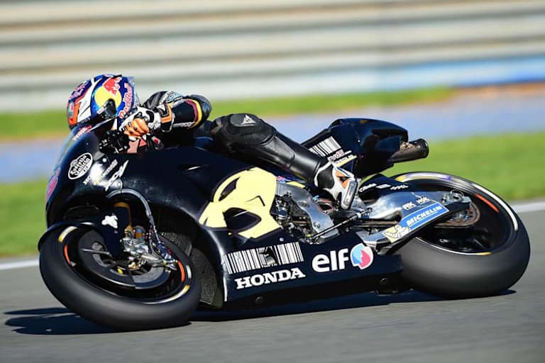 Jack Miller auf der Marc-VDS-Honda in Valencia