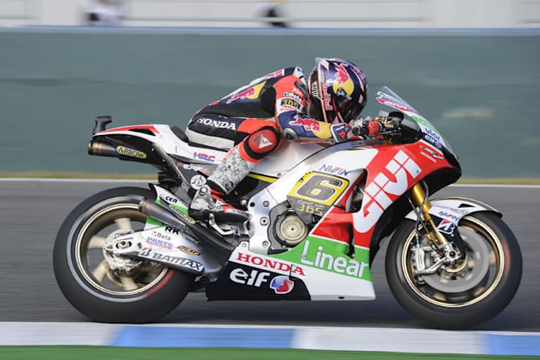 Zum Vergleich: Bradl mit Nissin-Bremse am Vorderrad