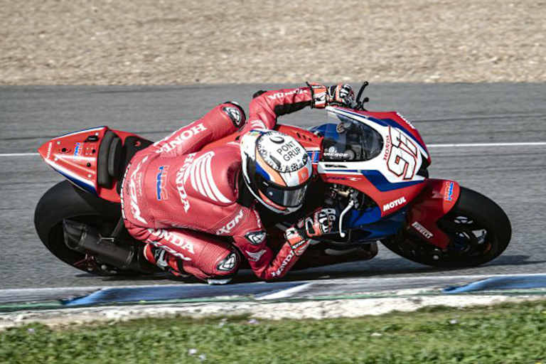 Xavi Vierge testete in Jerez nur einen Tag lang