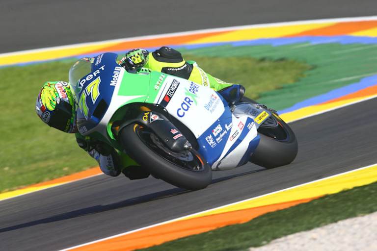 Dominique Aegerter: Der WM-Fünfte geht 2014 mit neuem Dämpfungsmaterial an den Start