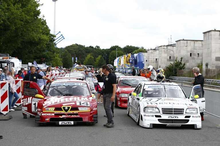 Die Boliden des Tourenwagen Classics am Norisring