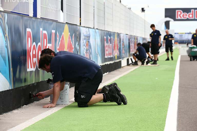 Auf der Zielgeraden wurde am Donnerstagnachmittag noch fleissig gearbeitet