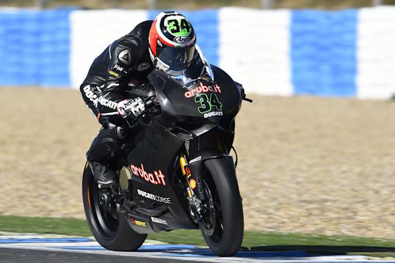 Davide Giugliano fuhr in Jerez Bestzeit