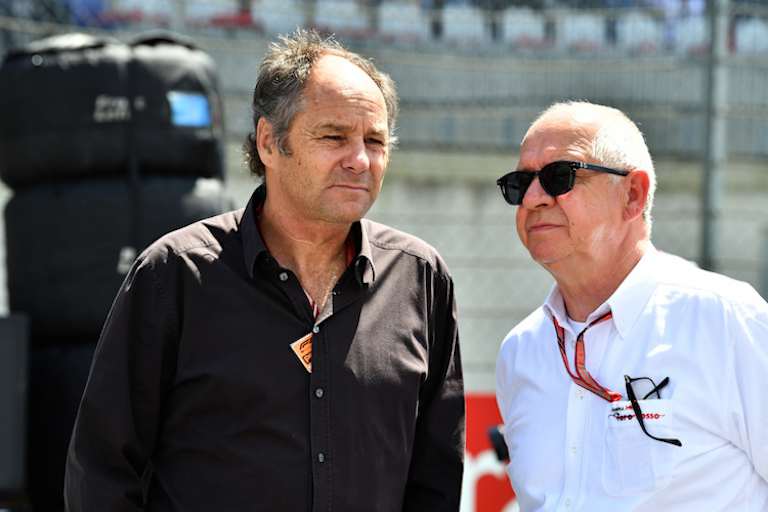 Gerhard Berger (links)