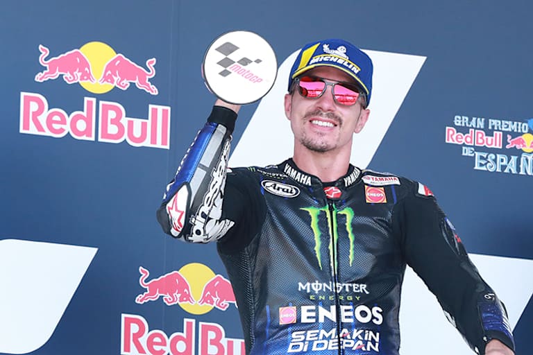 Maverick Vinales feierte Platz 2