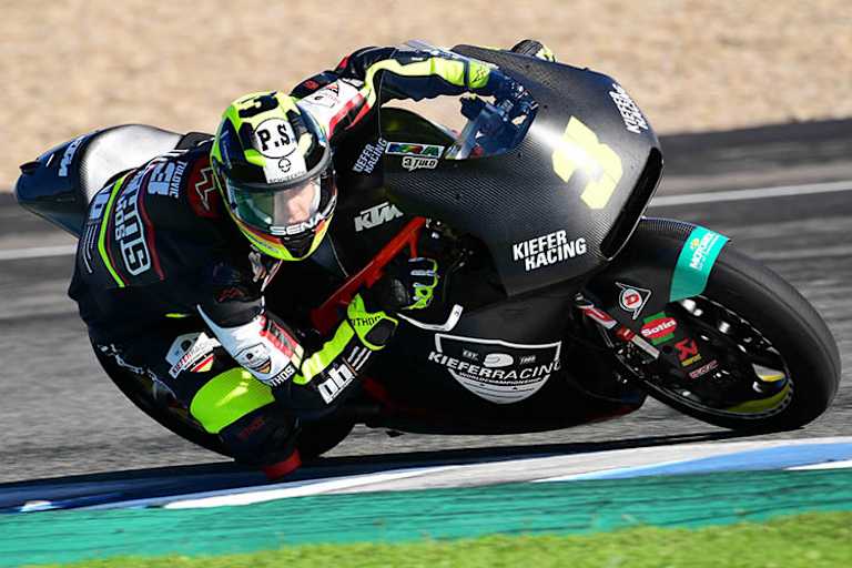 Lukas Tulovic beim Moto2-Test in Jerez
