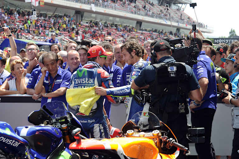 Doch Rossi schwächelt im Vergleich zu Lorenzo im Qualifying