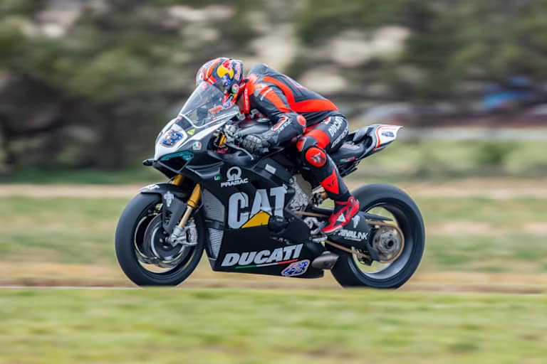Jack Miller auf der Ducati Panigale V4 R
