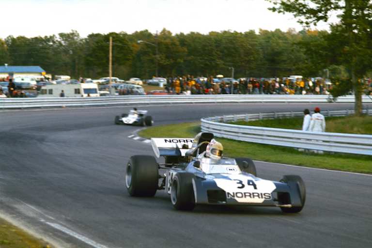 Sam Posey mit seinem Surtees in Watkins Glen 1972