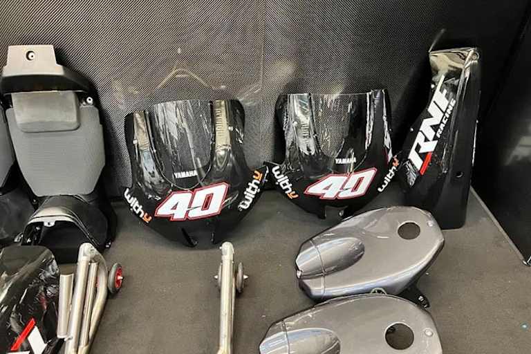 Für die Startnummer 40 (Darryn Binder) ist alles vorbereitet