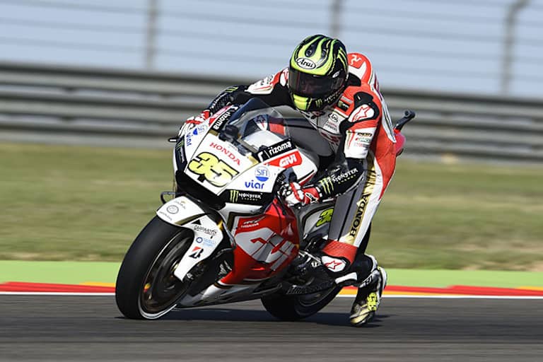 In Aragón kommt Crutchlow bisher nicht mit der Honda RC213V zurecht