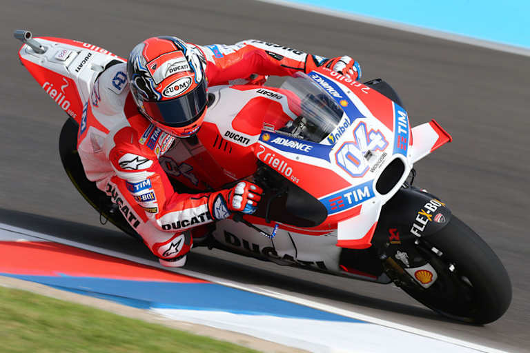 Andrea Dovizioso: Bestzeit im FP1 auf der Ducati