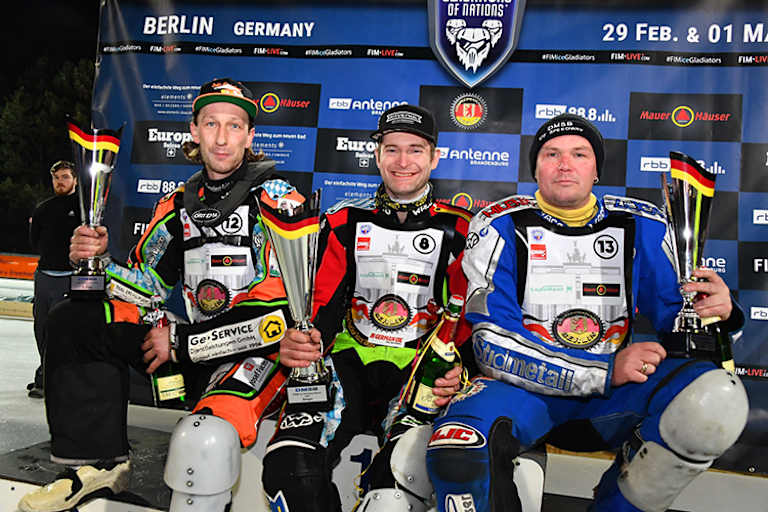 Die Top-3: Markus Jell, Hans Weber und Stefan Pletschacher (v.l.)