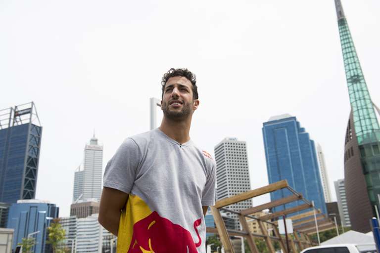 Daniel Ricciardo in Perth