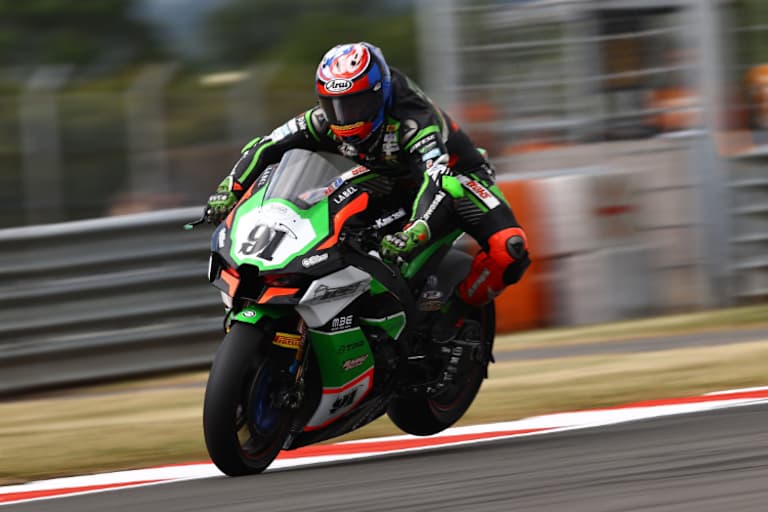 Leon Haslam in Donington Park