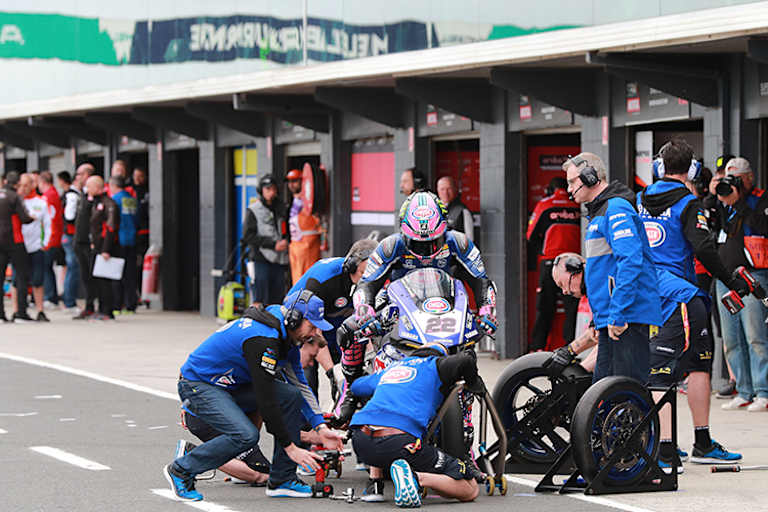 2018 mussten die Superbike-Fahrer einen Boxenstopp einlegen