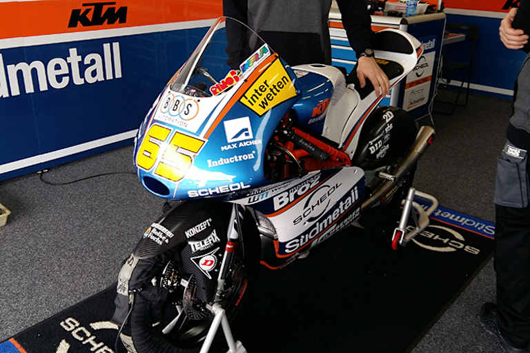Die KTM des Teams Südmetall Schedl GP Racing
