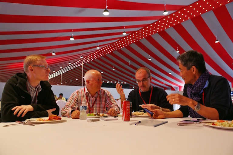 Mathias Brunner, Tony Dodgins, Luis Vasconcelos und Kunio Shibata