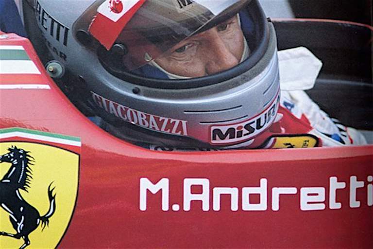 Mario Andretti als Ferrari-Fahrer 1982