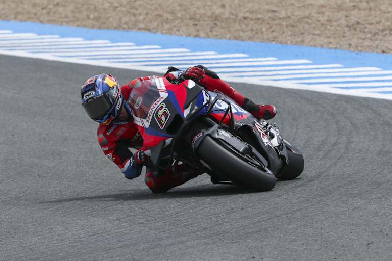 Stefan Bradl auf dem HRC-Testbike