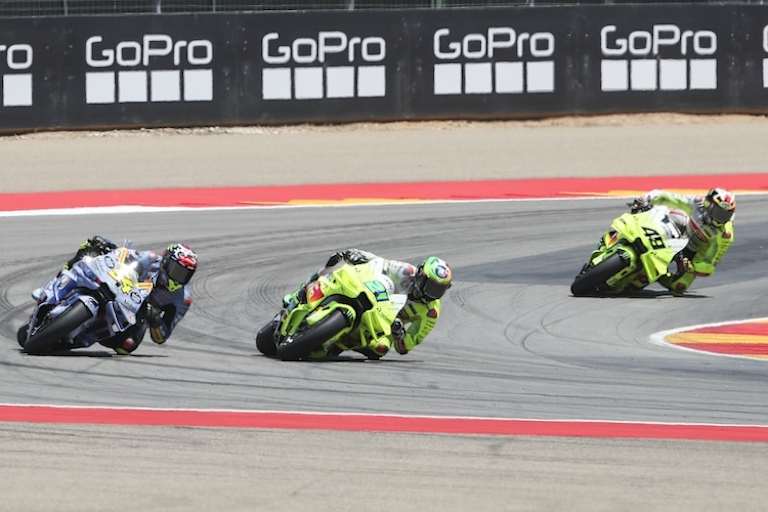 Franco Morbidelli setzte sich gegen Rookie Fermin Aldeguer durch