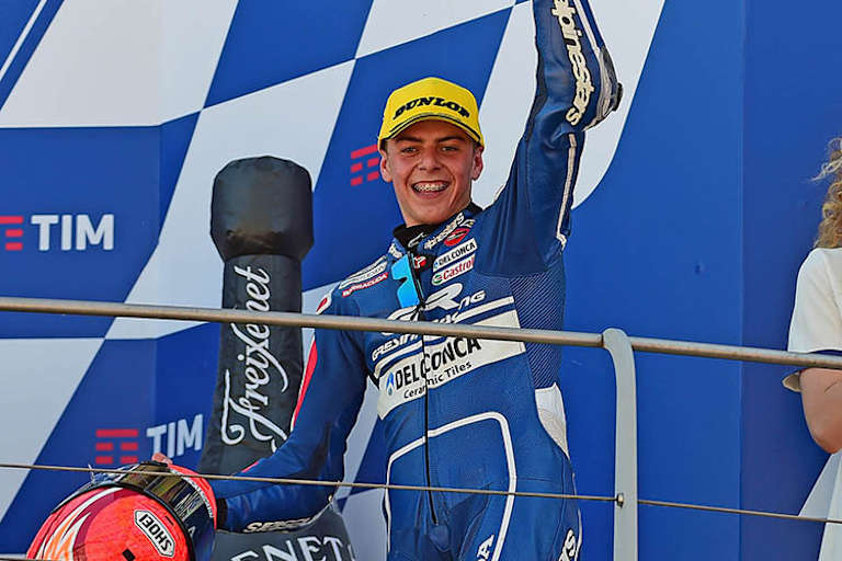 Auch Fabio Di Giannantonio glänzte bereits mit einem zweiten Platz in Mugello