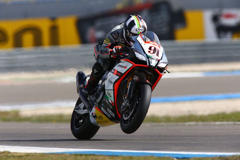 Leon Haslam steigerte sich um eine halbe Sekunde