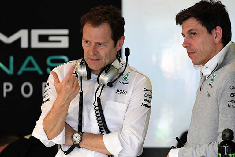 Aldo Costa und Toto Wolff