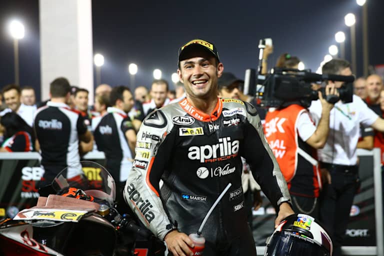 Mit Aprilia wurde Leon Haslam 2015 WM-Vierter