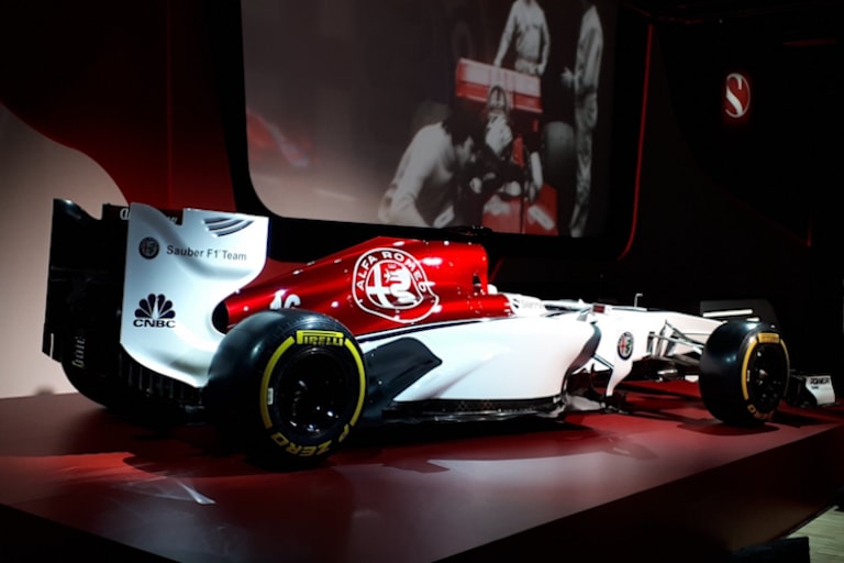 Sauber wird 2018 dank der Partnerschaft mit Alfa Romeo mit einer neuen Lackierung ausrücken