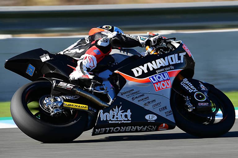 Marcel Schrötter auf der Kalex-Triumph in Jerez