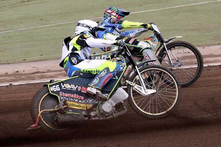 Fredrik Lindgren verwendet als Einziger im Speedway-GP den GTR-Motor