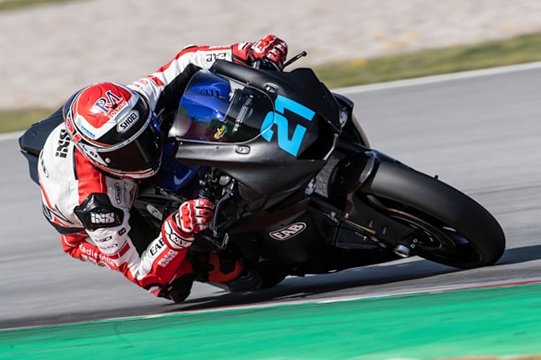 Randy Krummenacher auf dem Catalunya-Circuit