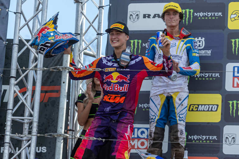 Sieger Liam Everts vor Lucas Coenen