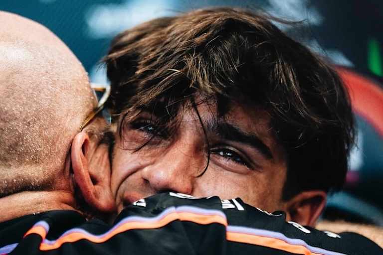 Jorge Martin war nach seinem vierten Platz in Ungarn sehr emotional