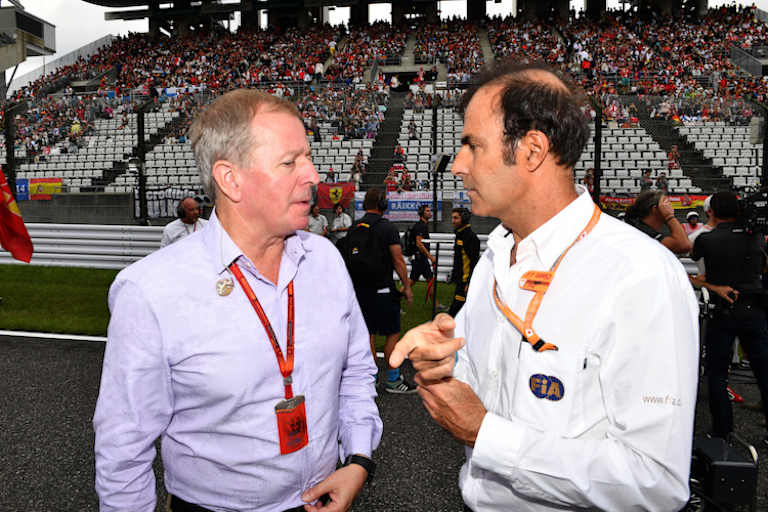 Martin Brundle und Emanuele Pirro