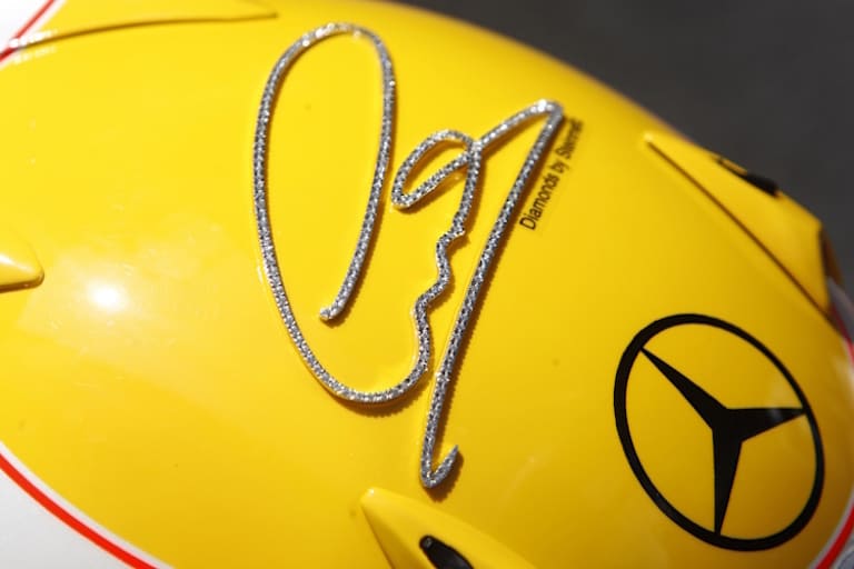Steinmetz-Diamant bei Lewis Hamilton