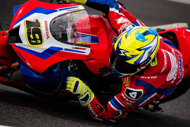 Bautista auf der neuen Honda Fireblade