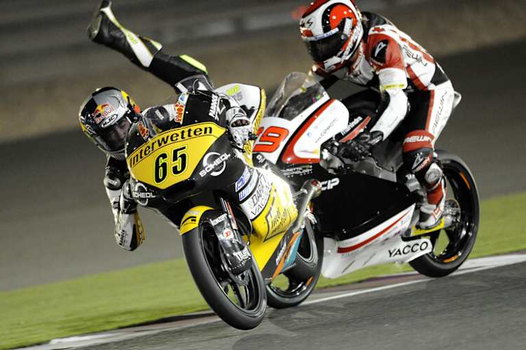 Der Sturz im Qualifying vor Tonucci