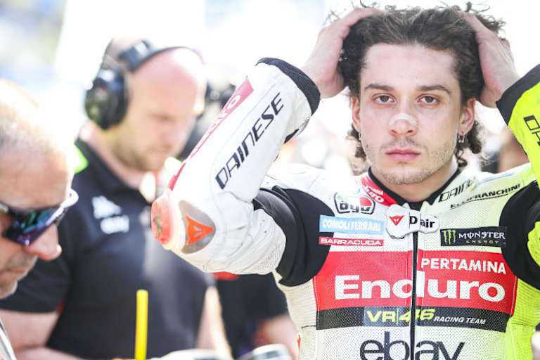 Für Marco Bezzecchi ist es zum Haareraufen