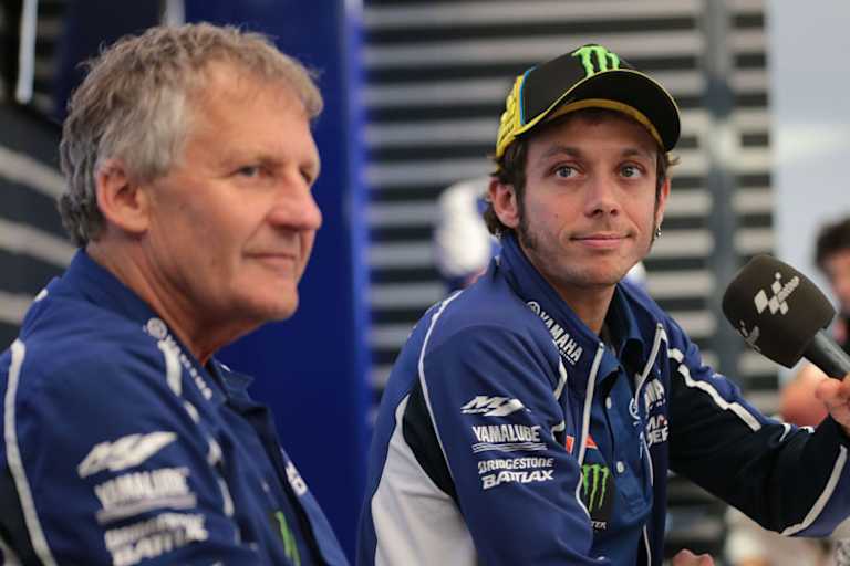 Gehen nach 14 Jahren betrennte Wege: Jeremy Burgess und Valentino Rossi