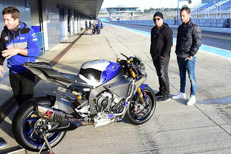 Sandro (re.) mit Vater Antonio Cortese