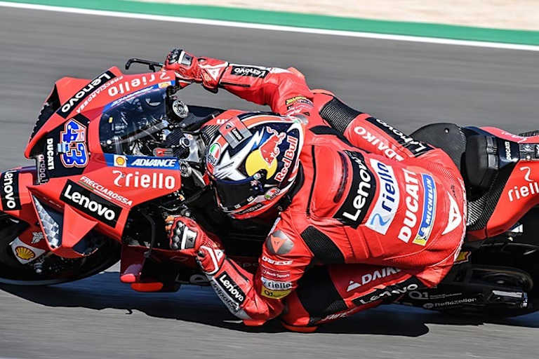 Jack Miller auf der Ducati GP21 in Portimão