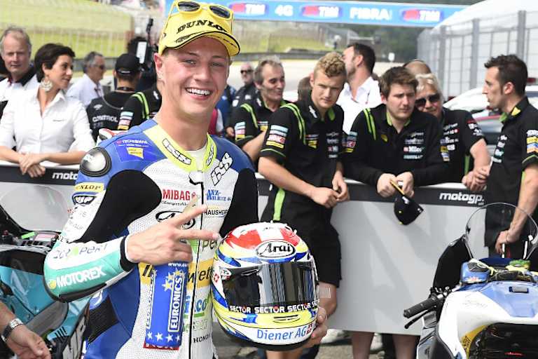 Auf Platz 2 glänzte Dominique Aegerter