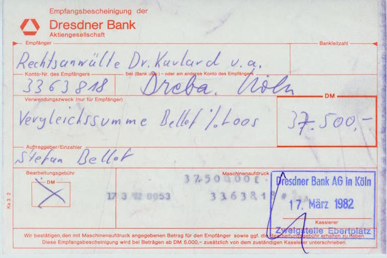 Teurer Spaß: 37.500 D-Mark für eine leichtfertige Unterschrift 