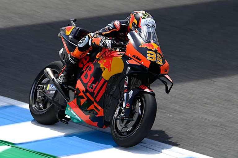 Brad Binder in Jerez auf der KTM RC16