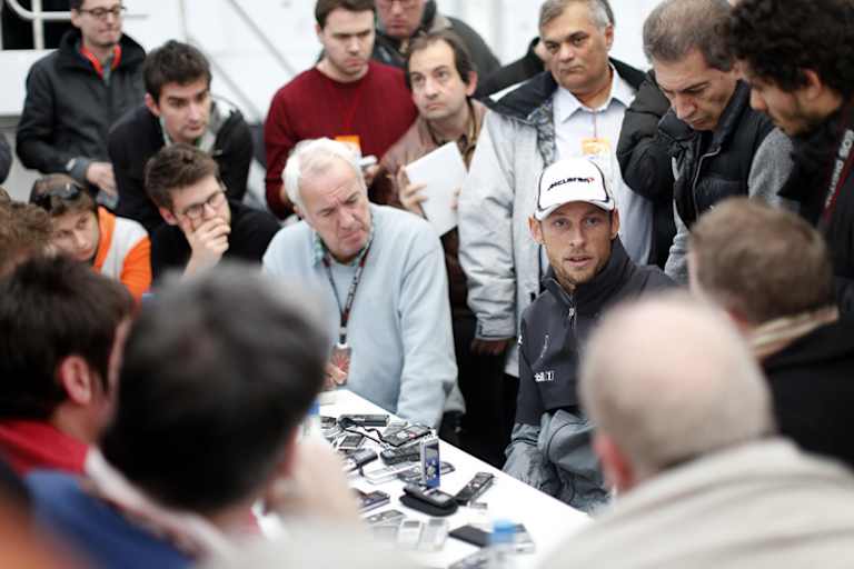 Jenson Button gibt über seinen Testtag Auskunft