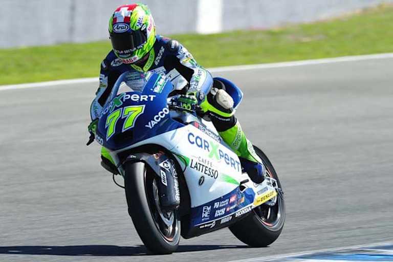 Dominique Aegerter mit seiner Suter