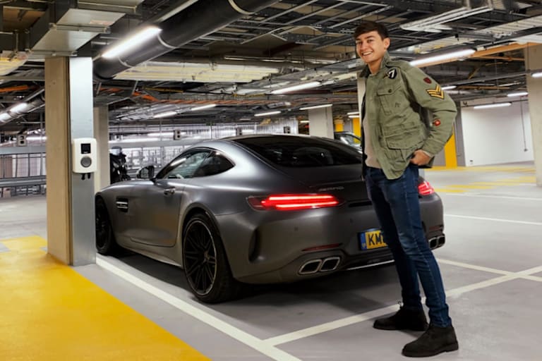 George vor der Abreise